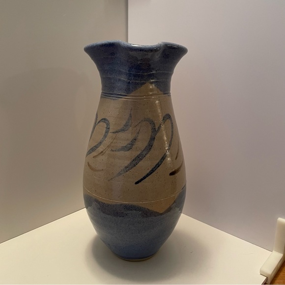 Studio Art Pottery Pitcher Artist Signed Vintage - Picture 3 of 8